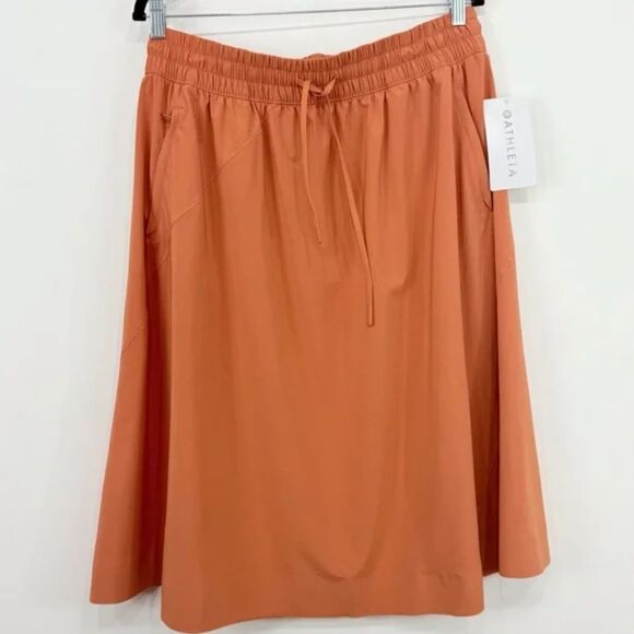 Athleta ARRIVAL Jupe Orange Packable Trave‎ Skirt Plus Size 20 NWT - Picture 5 of 5